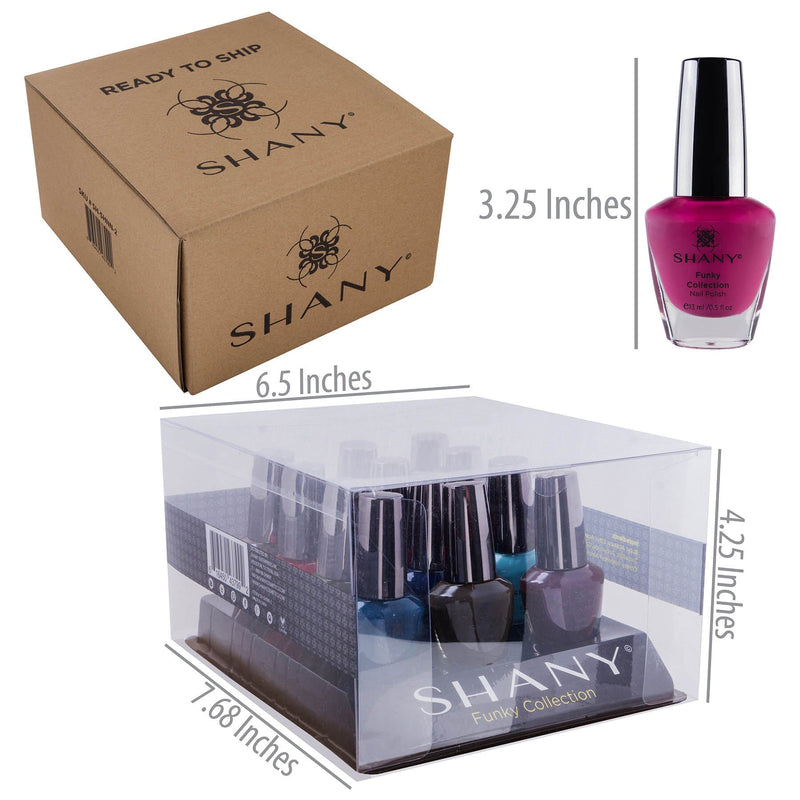 SHANY Nail Polish Set - The Funky Collection - FUNKY - ITEM# SH-SHNN-2 - Best seller in cosmetics NAIL POLISH category