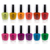 SHANY Tropical Collection Nail Polish Set - 12 Island-Inspired Shades with Gorgeous Semi-Glossy and Shimmer Finishes in Bright and Neon Colors - SHOP TROPICAL - NAIL POLISH - ITEM# SH-SHNN-7