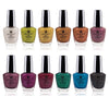 SHANY Edgy Collection Nail Polish Set - 12 Rebellious Shades with Gorgeous Metallic and Shimmer Finishes in Neutral and Bright Shades - SHOP EDGY - NAIL POLISH - ITEM# SH-SHNN-8