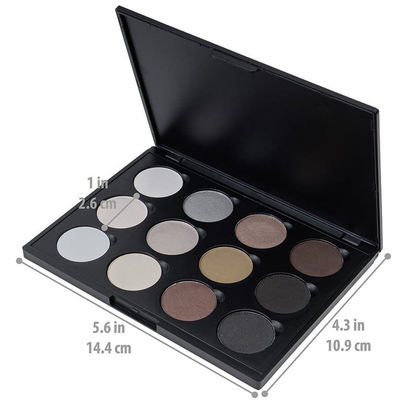 SHANY 12 Colors Eye Shadow Palette - Smoky - SMOKY - ITEM# SHANY0012 - Best seller in cosmetics EYE SHADOW SETS category