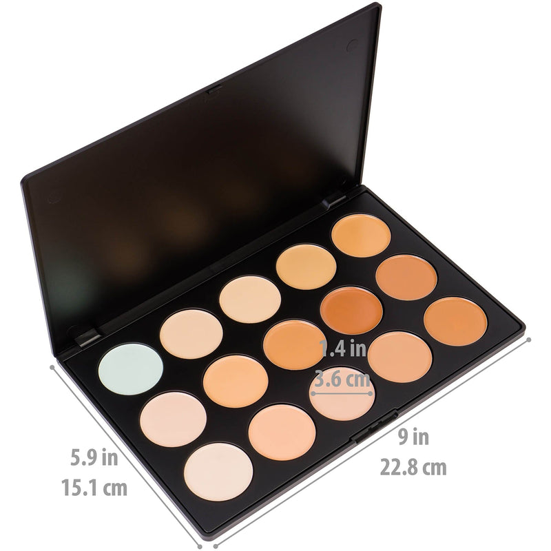SHANY Cream Concealer, Foundation, and Contour Palette -  - ITEM# SHANY0015 - Best seller in cosmetics FOUNDATION category