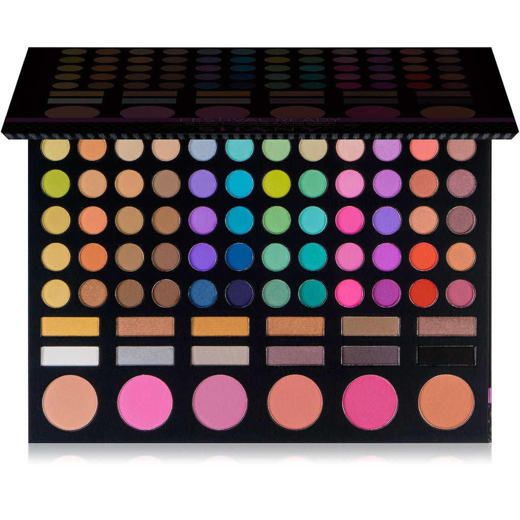 SHANY Festival Ready Palette - Highly Pigmented Blendable Eye shadows , Makeup Blush and Face powder Makeup Kit with 78 Colors - Makeup Palette - SHOP  - EYE SHADOW SETS - ITEM# SHANY78