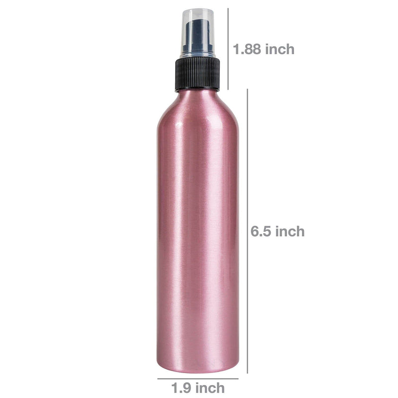 SHANY 8 oz Empty Bottle - Aluminium - Pink - 8 OZ - ITEM# SHG-ALSP8OZ-PK - Best seller in cosmetics CONTAINERS category