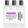 SHANY Frosted Travel-ready Bottle 4-ounce - 3 x 4 OZ - ITEM# SH-PCG4OZ-X3 - Refillable cosmetic containers empty clear spray,Travel size bottle hair beauty leak proof perfume,Empty clear spray refillable travel size bottles,empty foundation bottle jar lipgloss tube empty,Liquid mini makeup oil small smart jar organizer - UPC# 700645934745