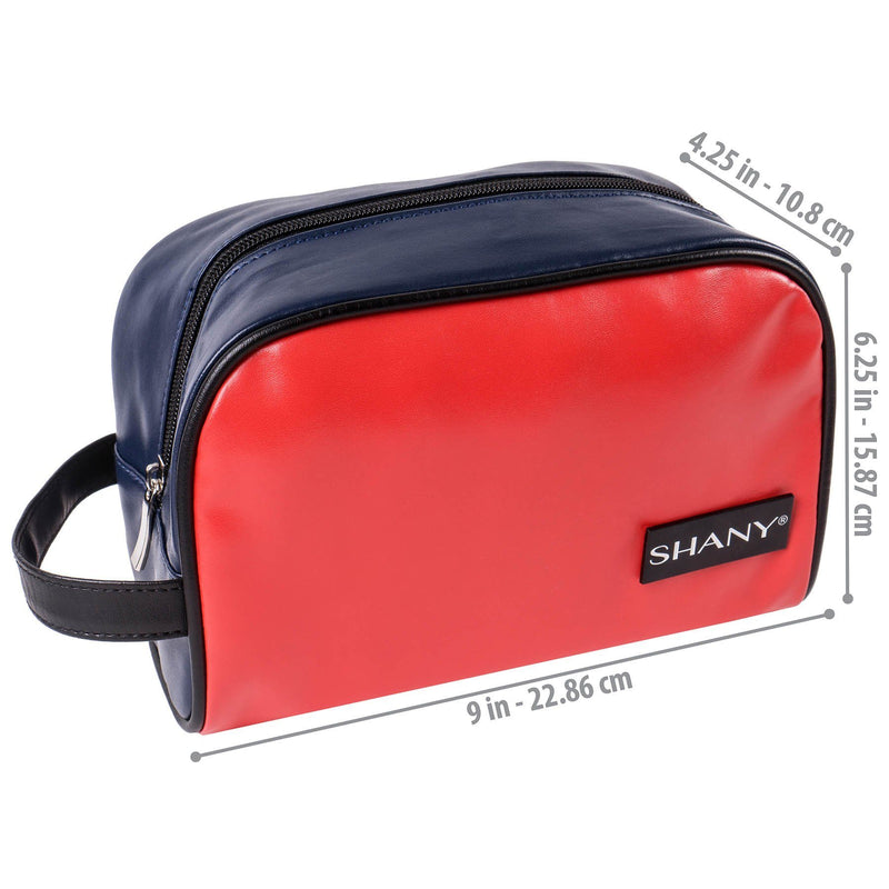 SHANY Grooming Bag and Travel Toiletry Tote - Red -  - ITEM# SH-NT1006-TM - Best seller in cosmetics TRAVEL BAGS category