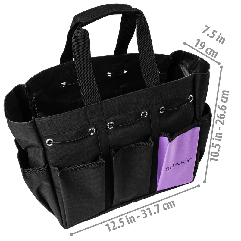 SHANY Beauty Handbag and Makeup Organizer Bag - Black -  - ITEM# SH-PC21-BK - Best seller in cosmetics MESH BAGS category