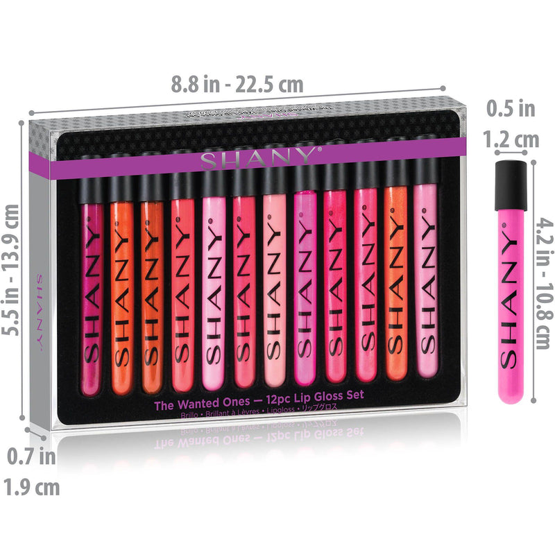SHANY The Wanted Ones - Multi Colored Lip Gloss Set -  - ITEM# SH-LPGL-SET1 - Best seller in cosmetics LIP SETS category