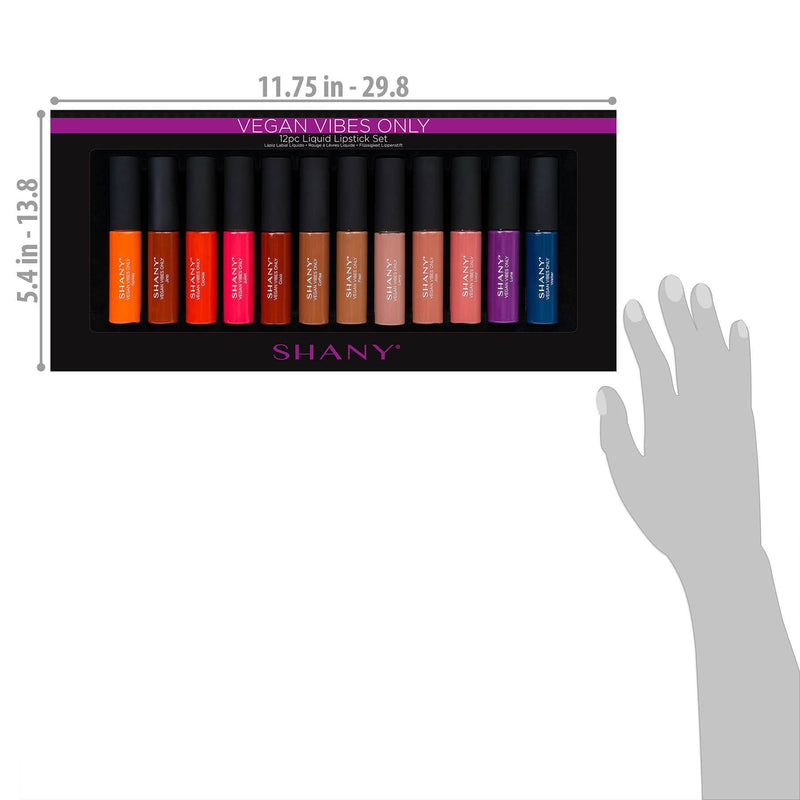 SHANY Vegan Vibes Only Matte Liquid Lipstick Set -  - ITEM# SH-0012LP-M1 - Best seller in cosmetics LIP SETS category