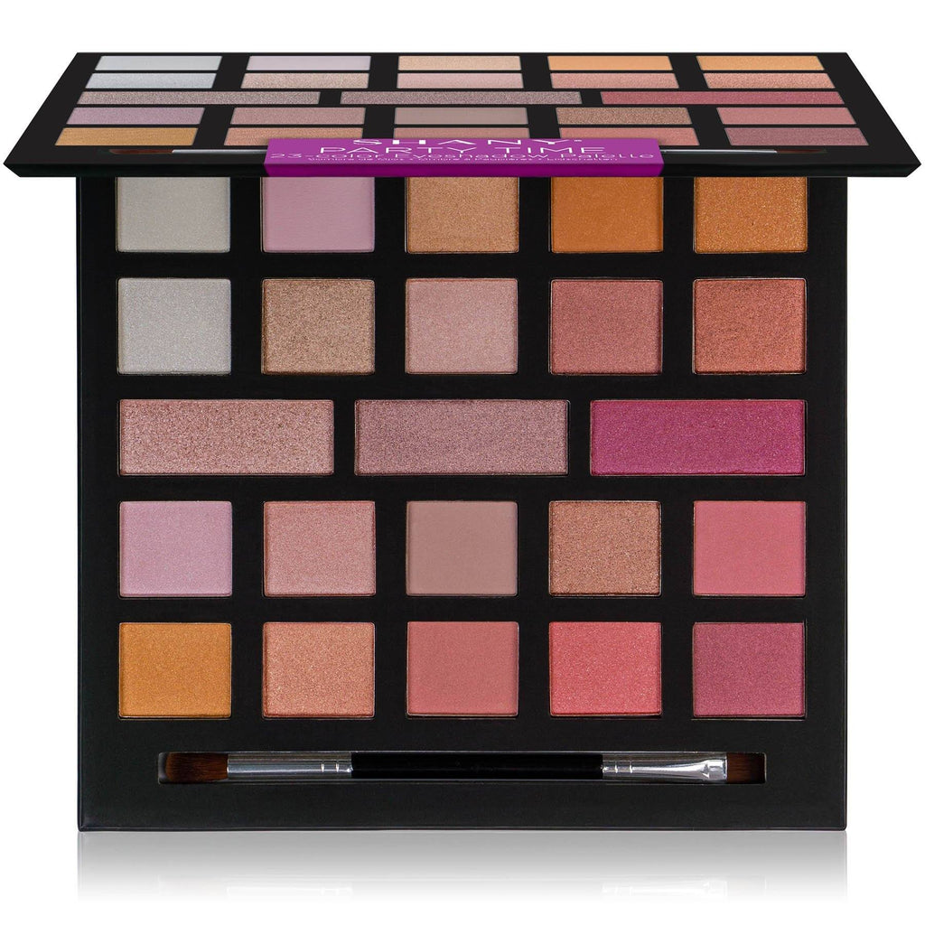 SHANY  Eyeshadow Palette - 23 Pigmented, Long-Lasting & Blendable Matte/Shimmer Eye Color Shades for All Skin Tones - Party Time - SHOP PARTY-TIME - EYE SHADOW SETS - ITEM# SH-0023-N