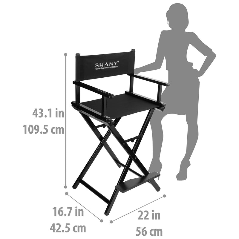 SHANY Studio Director Makeup Chair - Solid Aluminum -  - ITEM# SH-CC0021 - Best seller in cosmetics MAKEUP CHAIR category