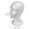 SHANY Styrofoam  12 Inches  Model Head - 1PC - ITEM# SH-FOAM13-1PC - Best seller in cosmetics FOAM HEADS category