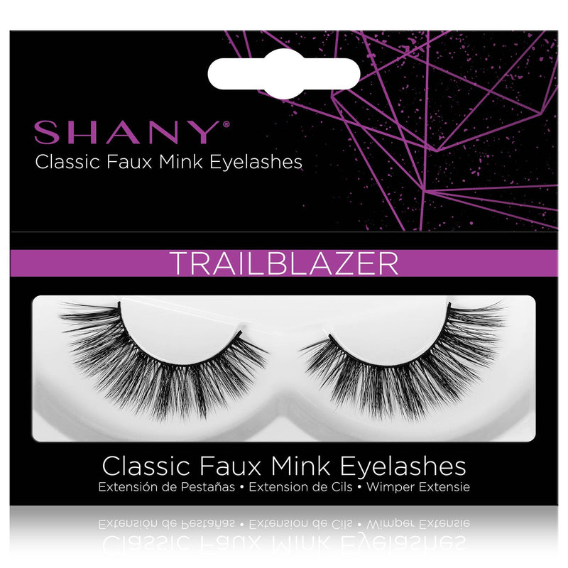SHANY Classic Faux Mink Eyelashes - Durable Single Pair 3D Reusable Fluffy and Soft Strip Lash with Medium Volume  - TRAILBLAZER - SHOP TRAILBLAZER - BROWS & LASHES - ITEM# SH-LASH113
