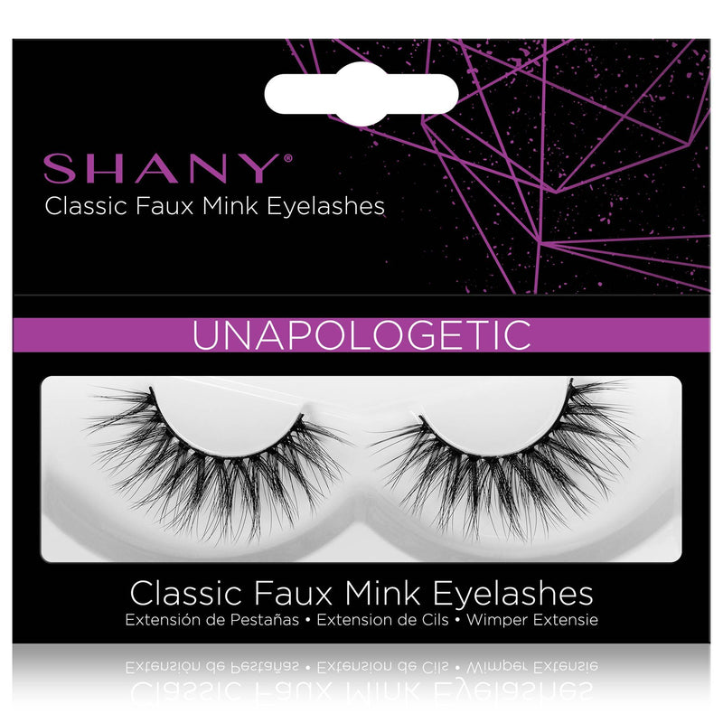 SHANY Classic Faux Mink Eyelashes - Durable Single Pair 3D Reusable Fluffy and Soft Strip Lash with Medium Volume  - UNAPOLOGETIC - SHOP UNAPOLOGETIC - BROWS & LASHES - ITEM# SH-LASH114