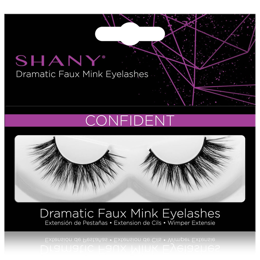 SHANY Classic Faux Mink Eyelashes - Durable Single Pair 3D Reusable Fluffy and Soft Strip Lash with Medium Volume - SHOP  - BROWS & LASHES - ITEM# SH-LASH1-PARENT