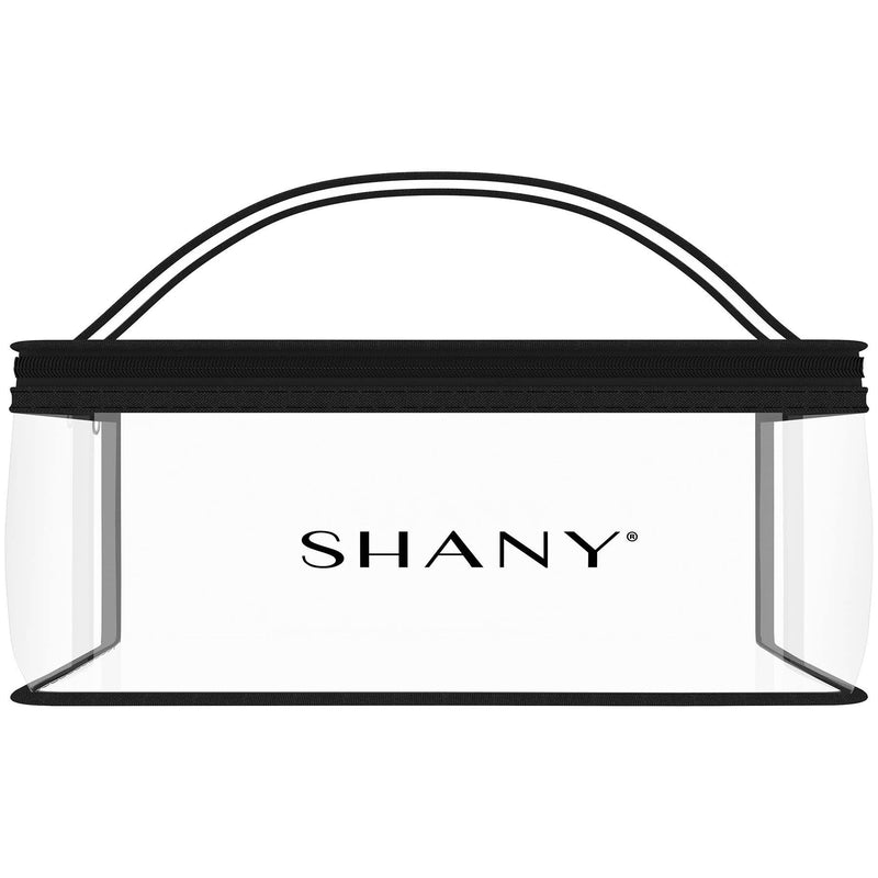 SHANY Road Trip Travel Bag - Water Proof Storage -  - ITEM# SH-PC09 - Clear travel makeup cosmetic bags carry Toiletry,PVC Cosmetic tote bag Organizer stadium clear bag,travel packing transparent space saver bags gift,Travel Carry On Airport Airline Compliant Bag,TSA approved Toiletries Cosmetic Pouch Makeup Bags - UPC# 616450439514
