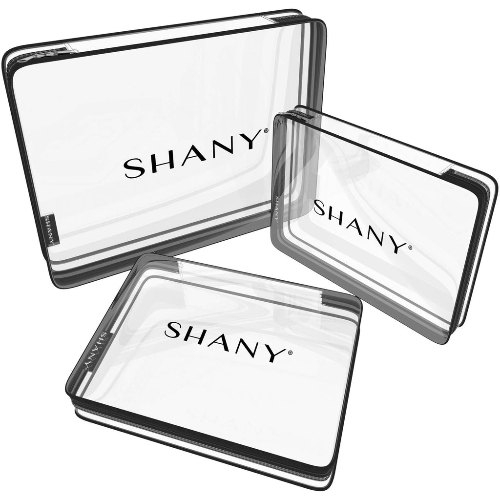 SHANY Cosmetics Travel Makeup Artist Organizer Set of 3 – Clear, Water-resistant Bags in Small, Medium, and Large – Triple Tote - SHOP  - TRAVEL BAGS - ITEM# SH-PC15-BK