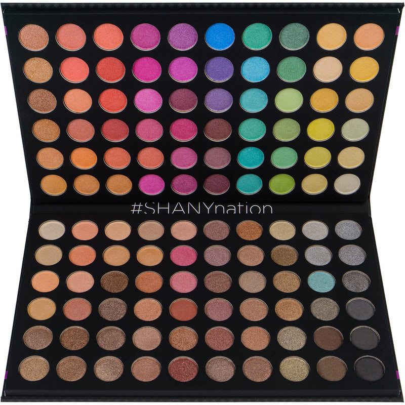 SHANY Ultimate Fusion - 120 Color Highly Pigmented Makeup Palette Long Lasting Blendable Natural Colors Eye shadow Palette Natural Nude and Neon Combination - SHOP  - EYE SHADOW SETS - ITEM# SHANY120S