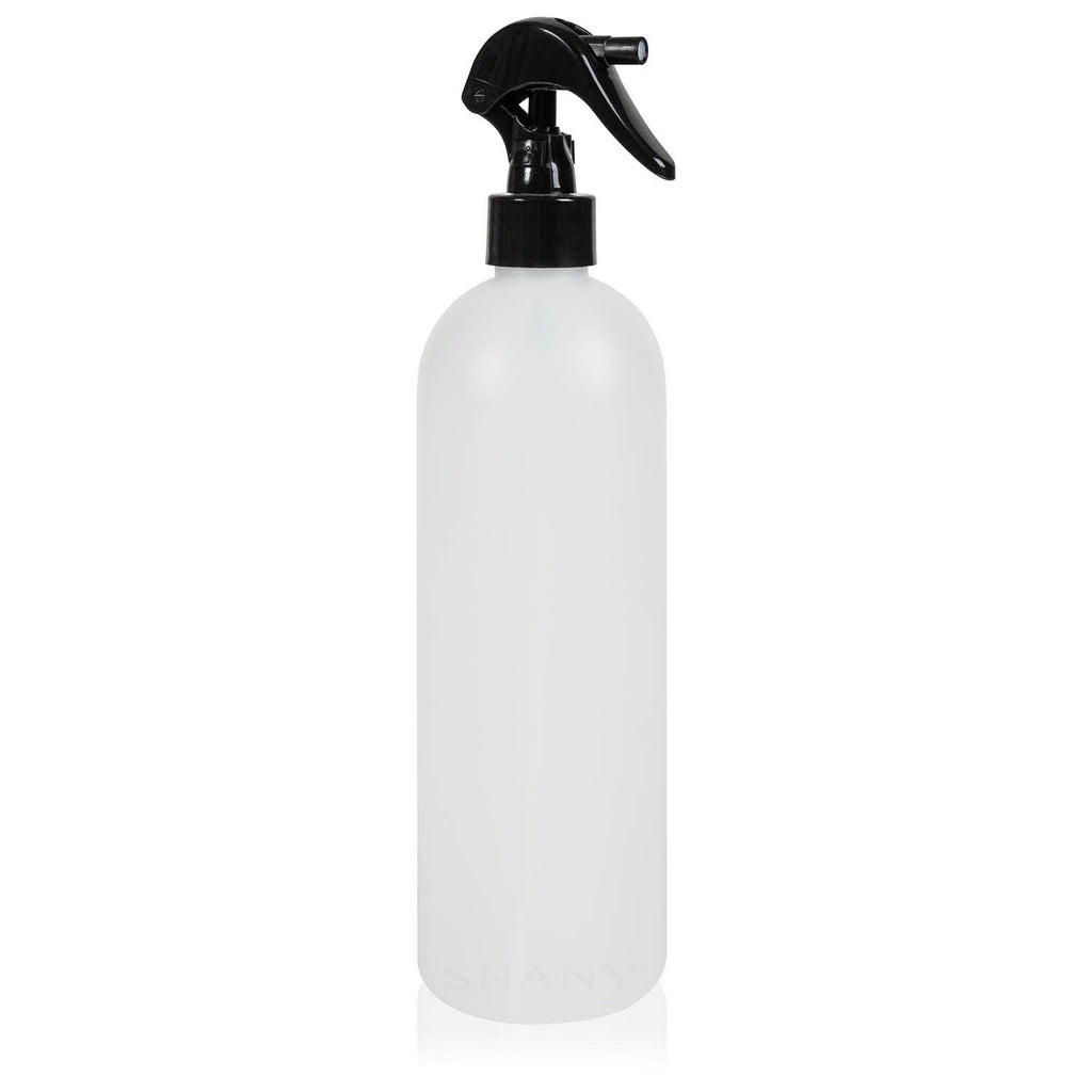 SHANY Plastic Bottle with Black Mini Trigger Sprayer - 16 oz - SHOP  - CONTAINERS - ITEM# SHG-PLTR-PARENT